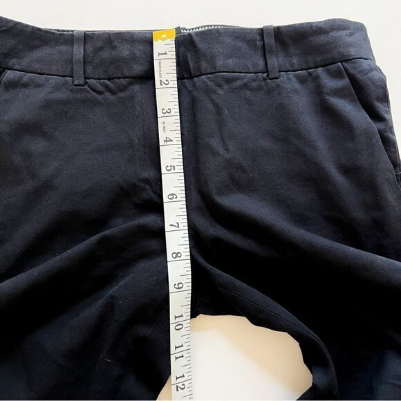 J. Crew Favorite Fit Women Black Trouser Pants Straight Leg Size 0 A1209 - Picture 6 of 9